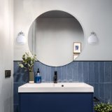 Vglampe Activejet AJE-IRMA 1P Hvid Slvfarvet Metal 40 W 13 x 17,5 x 24,5 cm (1 Dele) #2