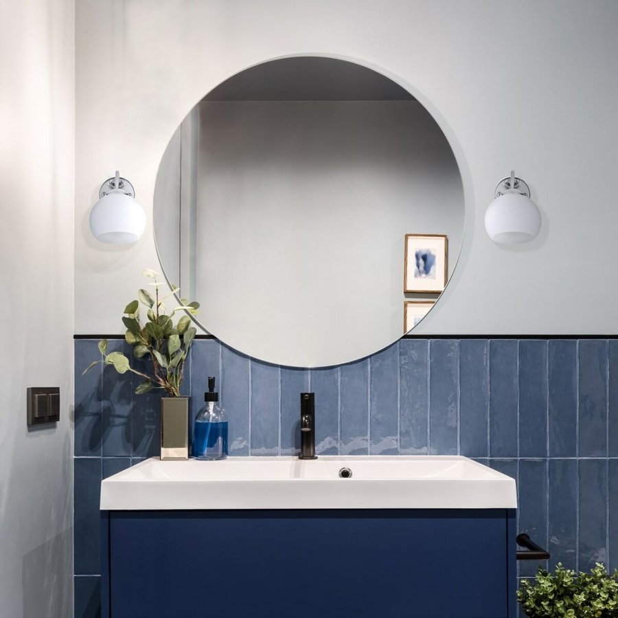 Vglampe Activejet AJE-IRMA 1P Hvid Slvfarvet Metal 40 W 13 x 17,5 x 24,5 cm (1 Dele) #2