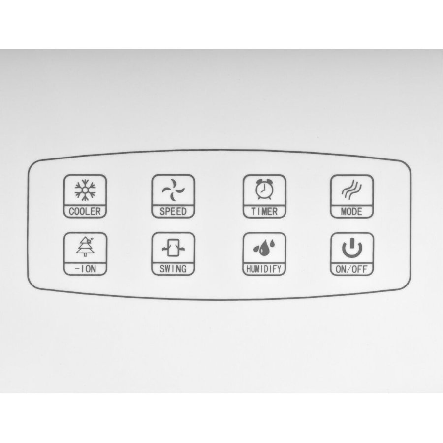 Brbar luftfugter Activejet KS-1065BPJ Hvid #4