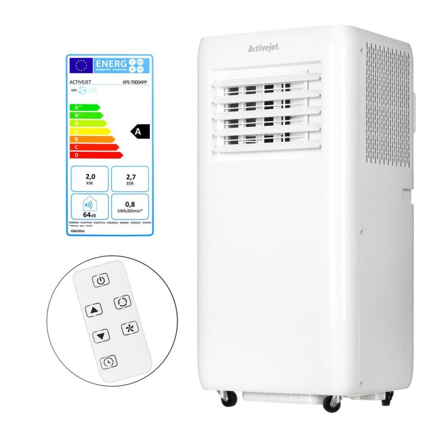 Brbart klimaanlg Activejet KPS-7000APP Hvid A 2000 W #3