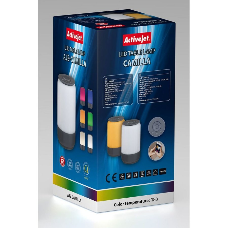 Natlys Activejet AJE-CAMILLA RGB Sort Ja 80 #2