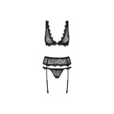 Blonde Undert�j S�t Obsessive Emperita Sort L/XL #3