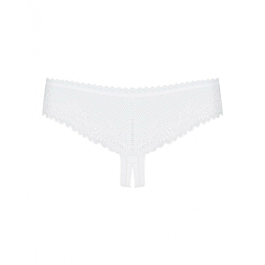 Hvide Trusser med Alabaster Blonde Obsessive OBS-8208991-S/M-OLD S/M Hvid #5