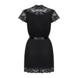 810-Pei-1 Morgenkbe Obsessive PEIGNOIR Sort XXL/XXXL #5