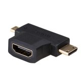 HDMI til Micro HDMI adapter Akyga AK-AD-23 Mini HDMI Sort #1