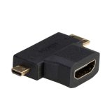 HDMI til Micro HDMI adapter Akyga AK-AD-23 Mini HDMI Sort #2