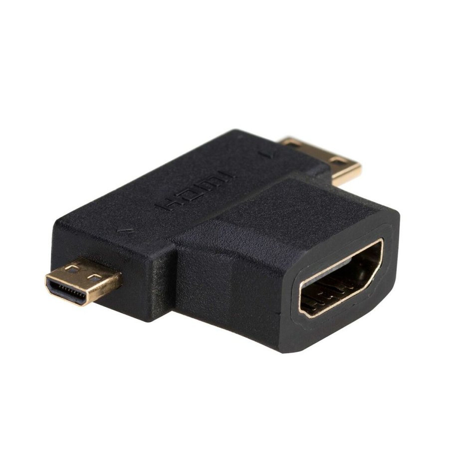HDMI til Micro HDMI adapter Akyga AK-AD-23 Mini HDMI Sort #2