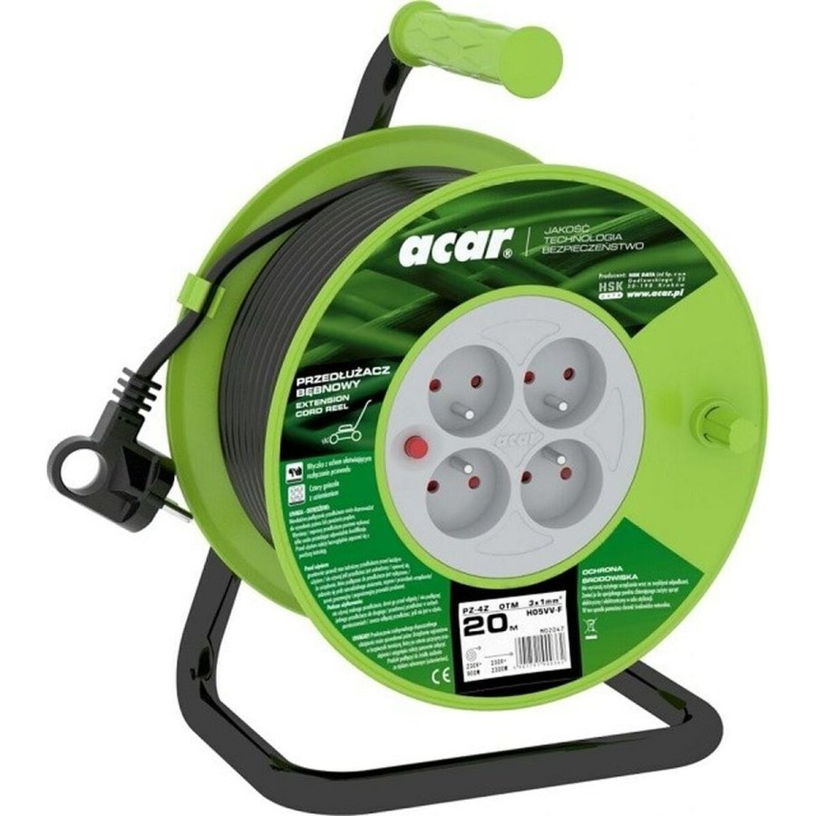 Forlngerledning Acar M02047 Sort 20 m #1