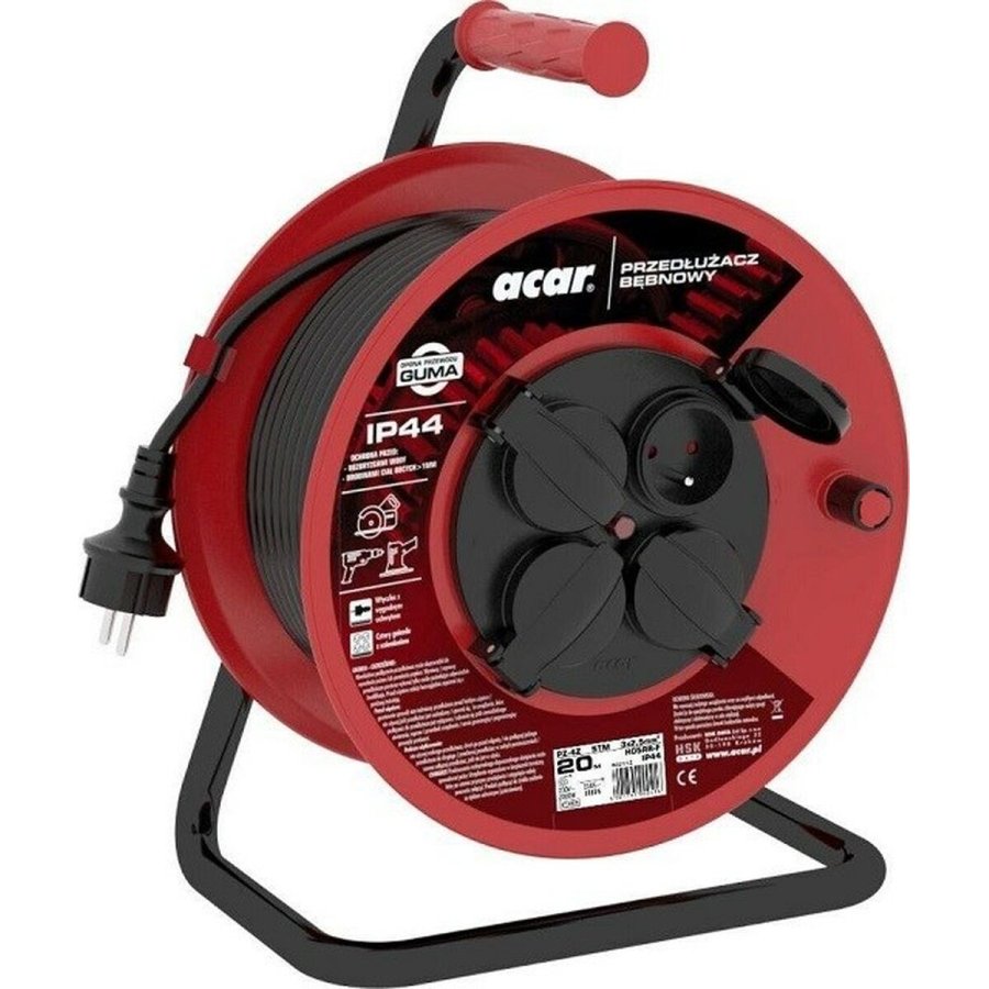 Forlngerledning Acar M02112 Sort 20 m #1