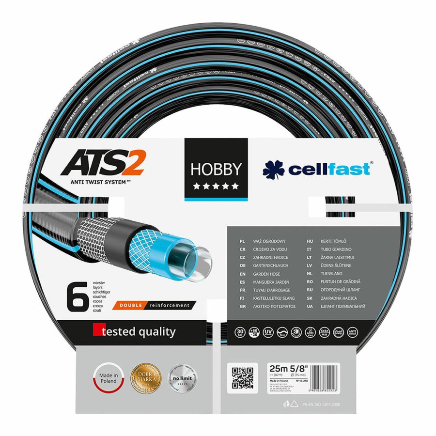 Haveslange Cellfast Hobby Ats2 PVC 25 m � 15 mm 6 lag #1