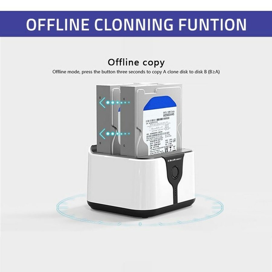 Opladningsbase Qoltec 50309 #3