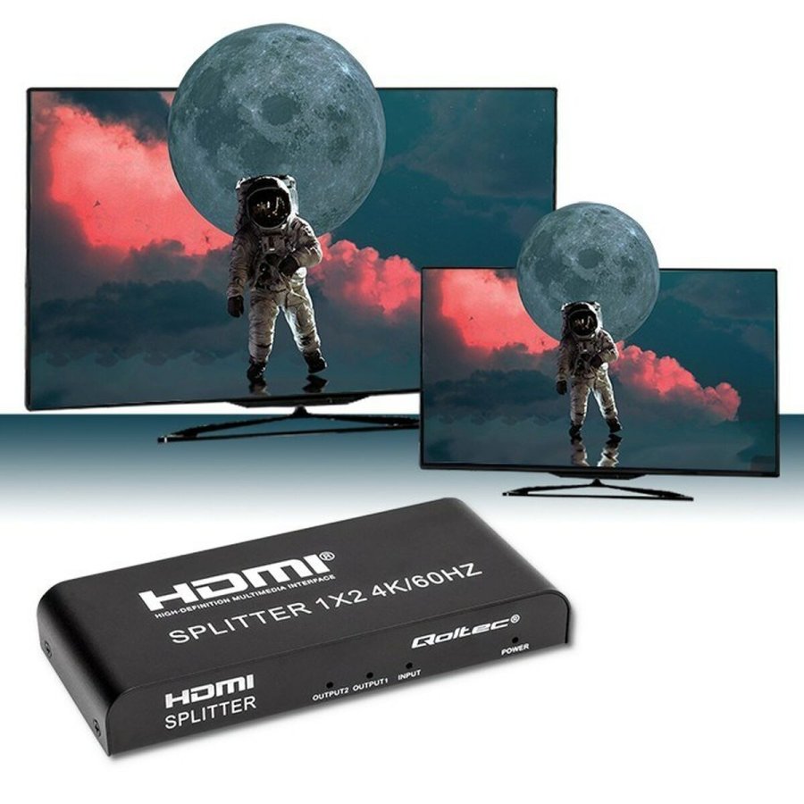 HDMI-kontakt Qoltec 51797 Sort #5