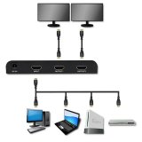 HDMI-kontakt Qoltec 51797 Sort #6