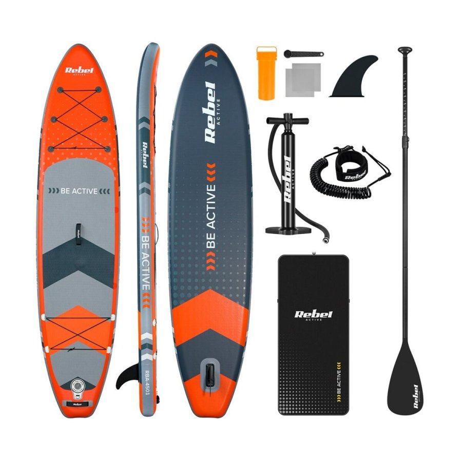 Oppustelige Paddle Surf Board med tilbehr Rebel RBA-4500-OR #1