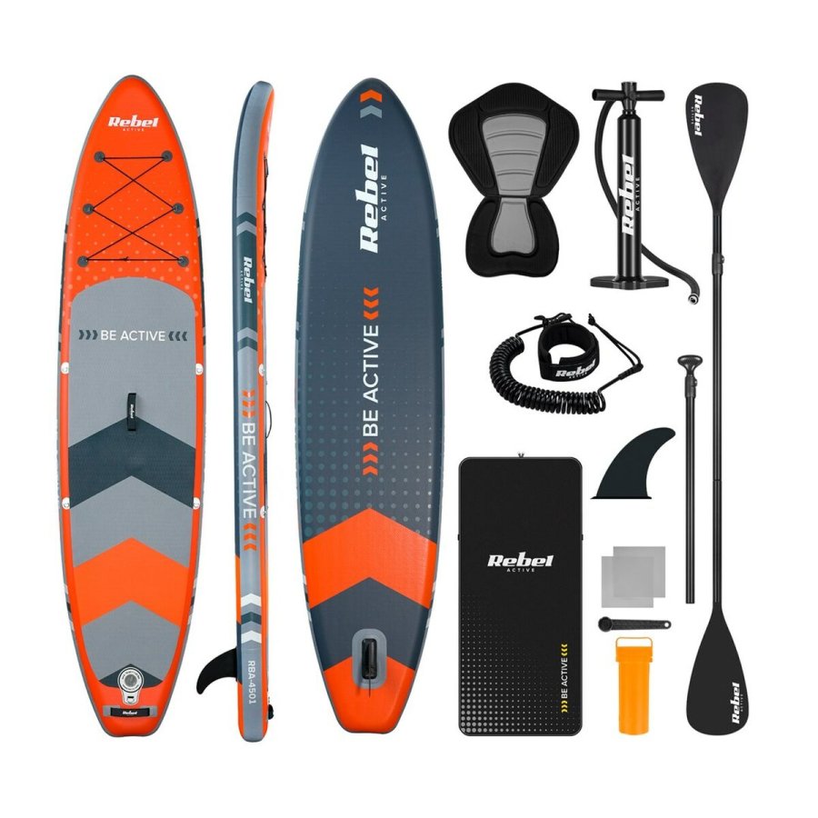 Oppustelige Paddle Surf Board med tilbehr Rebel RBA-4501-OR #4