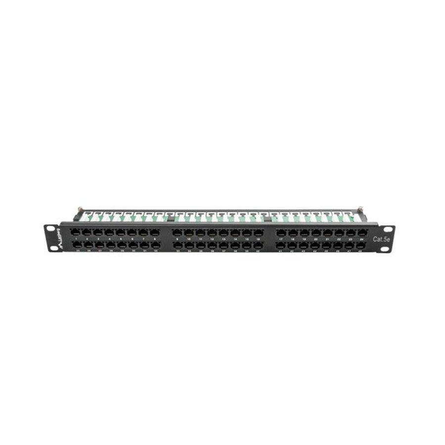 48-port UTP kategori 6 Patch Panel Lanberg PPU5-1048-B #3