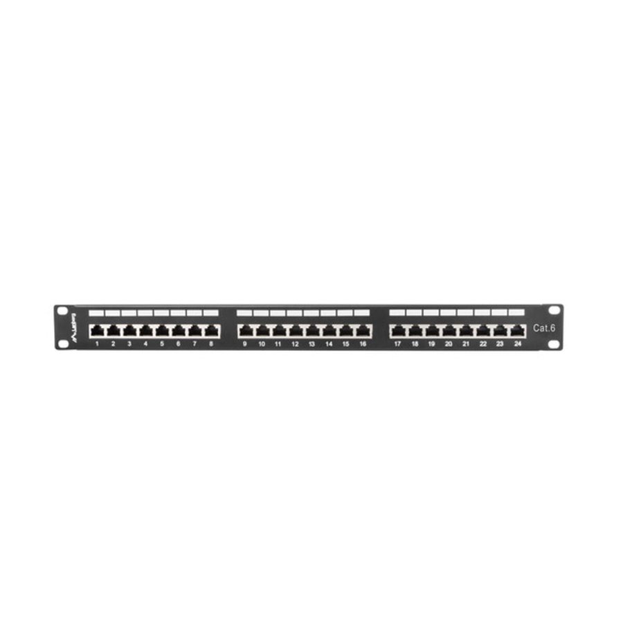 24-port UTP kategori 6 Patch Panel Lanberg PPS6-1024-B #2