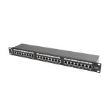 24-port UTP kategori 6 Patch Panel Lanberg PPS6-1024-B #4