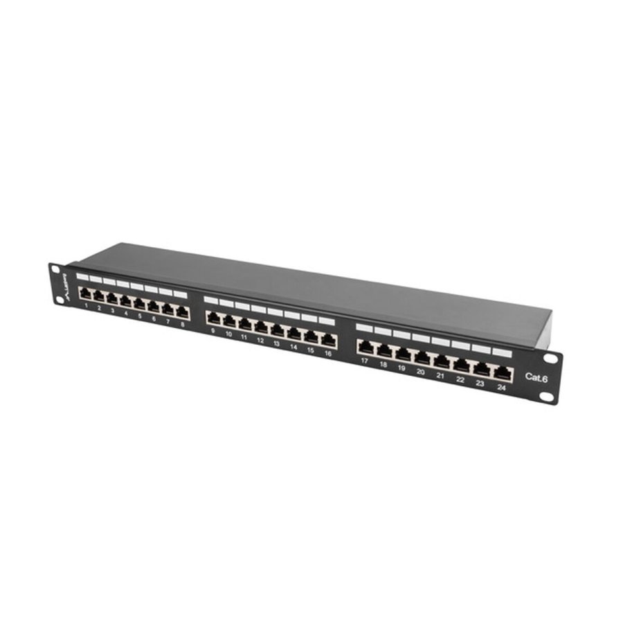 24-port UTP kategori 6 Patch Panel Lanberg PPS6-1024-B #4