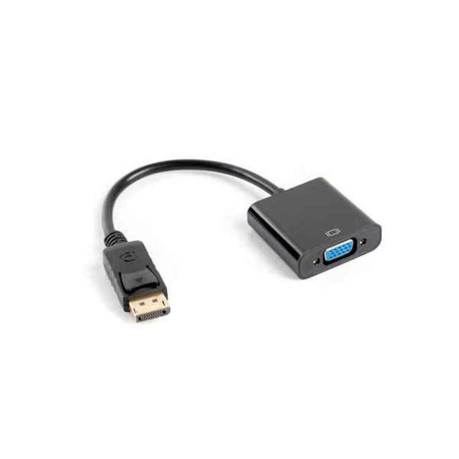 DisplayPort til VGA-adapter Lanberg AD-0002-BK Sort #1