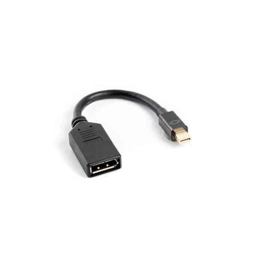 MiniDisplayPort til Displayport kabel Lanberg AD-0003-BK Sort 10 cm #1