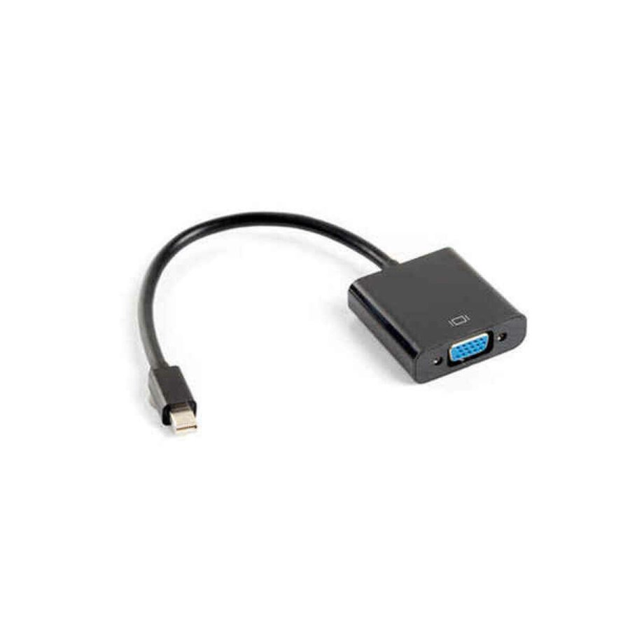 Mini DisplayPort til VGA-adapter Lanberg AD-0006-BK Sort #1