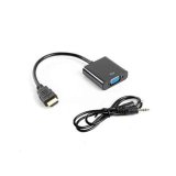HDMI til VGA Lanberg AD-0017-BK Sort #1