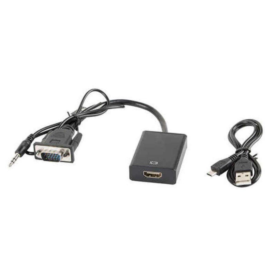 HDMI til VGA Lanberg AD-0021-BK #1