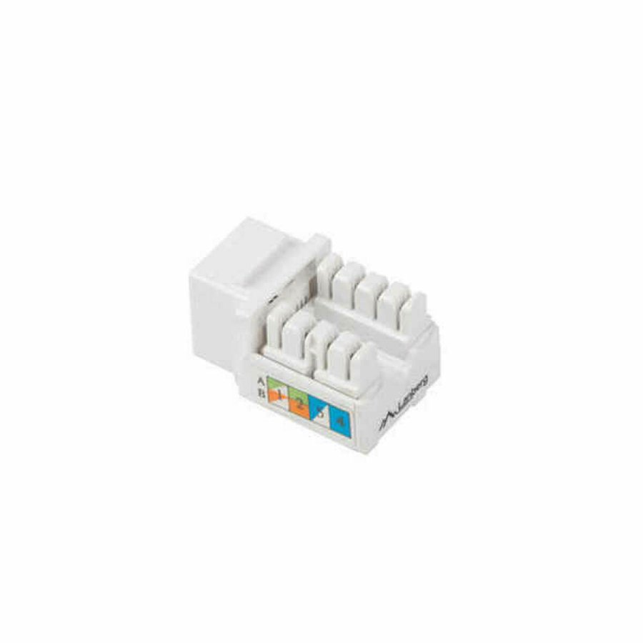 RJ45-stik Lanberg KSU6-1090 Hvid #1