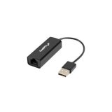 USB 2.0 til RJ45-netvrksadapter Lanberg NC-0100-01 0,15 m #1