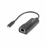 USB C til RJ45-netvrksadapter Lanberg NC-1000-02 Sort 0,15 m #1