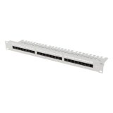 24-port UTP kategori 6 Patch Panel Lanberg PPU6-1124-S #1