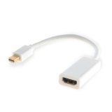 Mini Display Port til HDMI adapter Savio CL-57 Hvid 20 cm #1