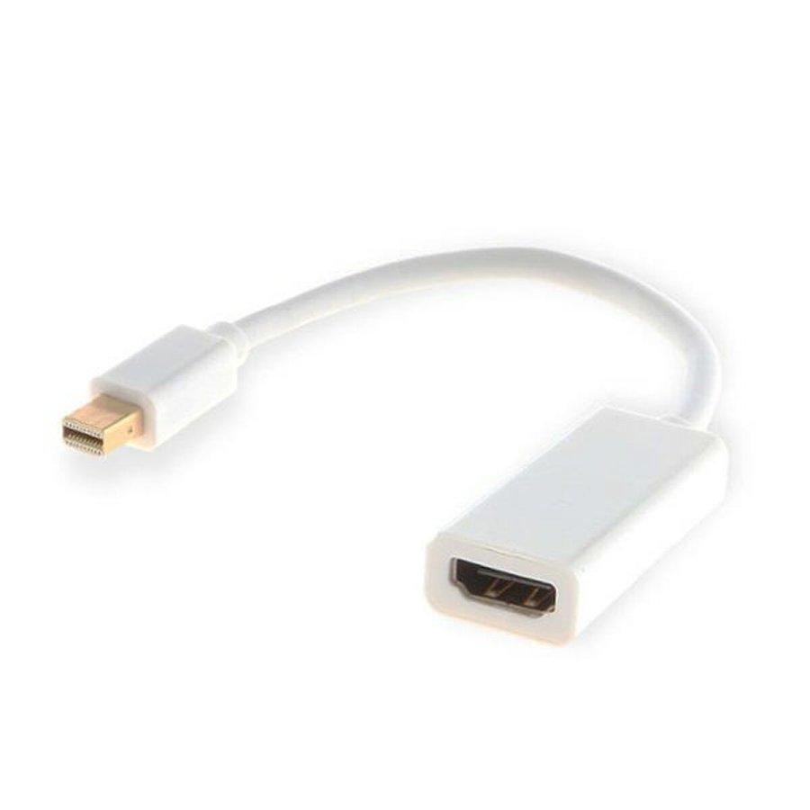 Mini Display Port til HDMI adapter Savio CL-57 Hvid 20 cm #1