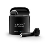 Bluetooth hovedtelefoner Savio TWS-02 Sort Grafit #1