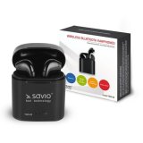 Bluetooth hovedtelefoner Savio TWS-02 Sort Grafit #5