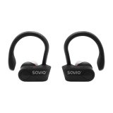 Bluetooth hovedtelefoner Savio TWS-03 Sort Grafit #1