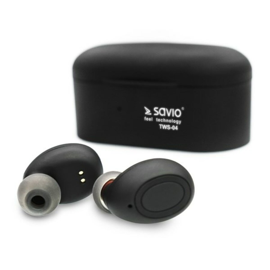 Bluetooth hovedtelefoner Savio TWS-04 Sort Grafit #3