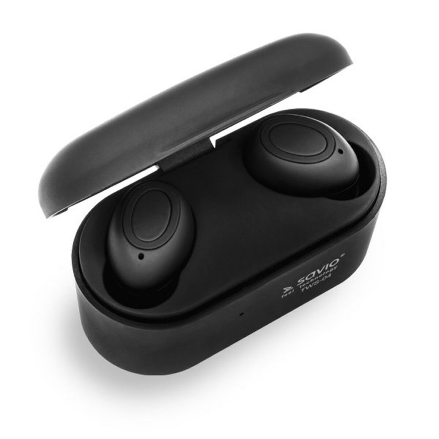 Bluetooth hovedtelefoner Savio TWS-04 Sort Grafit #5