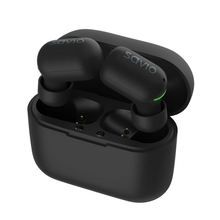 Bluetooth hovedtelefoner Savio TWS-09 Sort #13