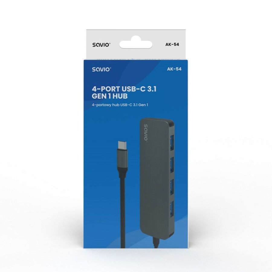 4-Port USB-C Hub Savio AK-54 Gr #4