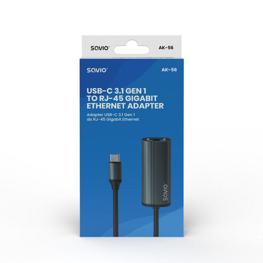 USB-C til ethernet-adapter Savio AK-56 #4
