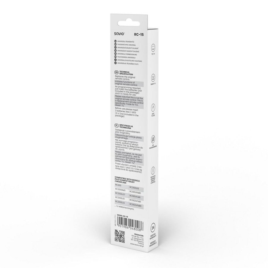 Universal fjernbetjening Savio RC-15 #2
