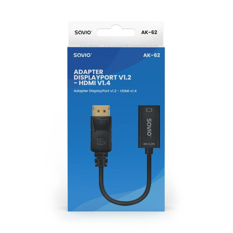 DisplayPort til HDMI-adapter Savio AK-62 20 cm #3