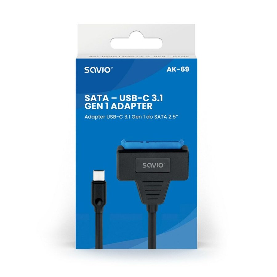 USB-adapter til SATA til harddisk Savio AK-69 25 cm #3
