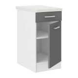 Kkken mbler 40 x 47 x 82 cm Gr Melamin PVC #2