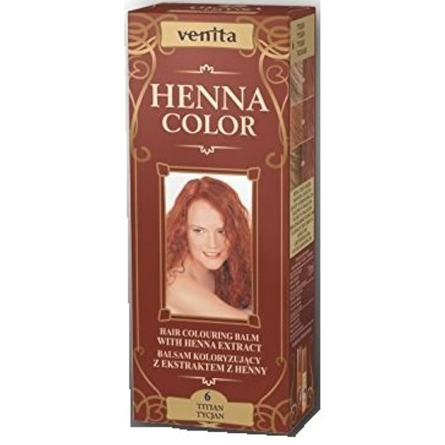 Semi-permanent Farve Venita Henna Color N 6 Titian 75 ml #1