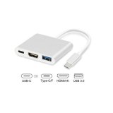 3-Port USB-C Hub MacLean MCTV-840 S�lvfarvet #3