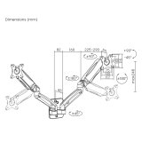 Skrm bord sttte MacLean MC-988 32