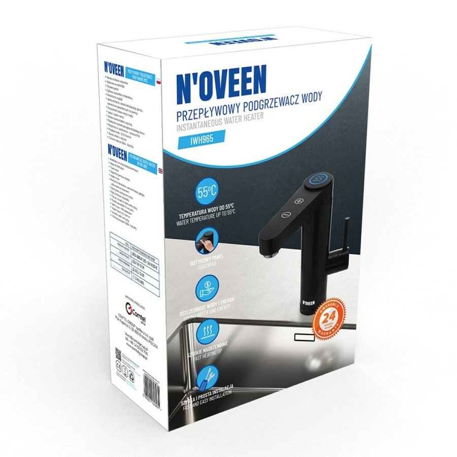 Kedel N'oveen PODGRZEWACZ IWH965 Sort Rustfrit stl 3600 W 3000 W #3